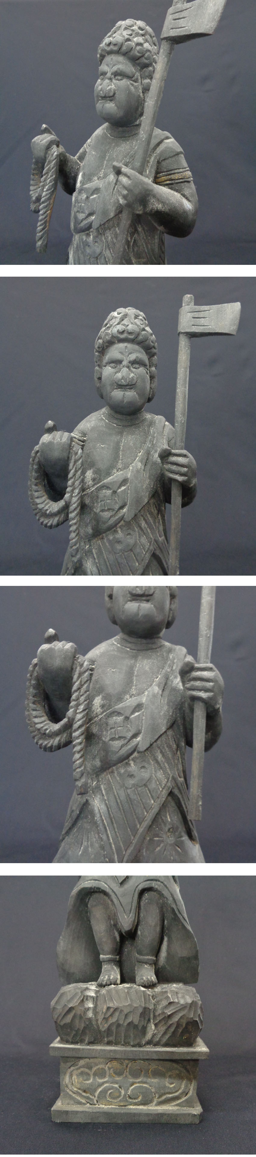 a0929 古い石像 女神像 検: 神像 仏像 石仏 ガンダーラ 東南アジア 